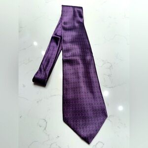 Vintage Charleston Tie Rack Deep Purple Tie